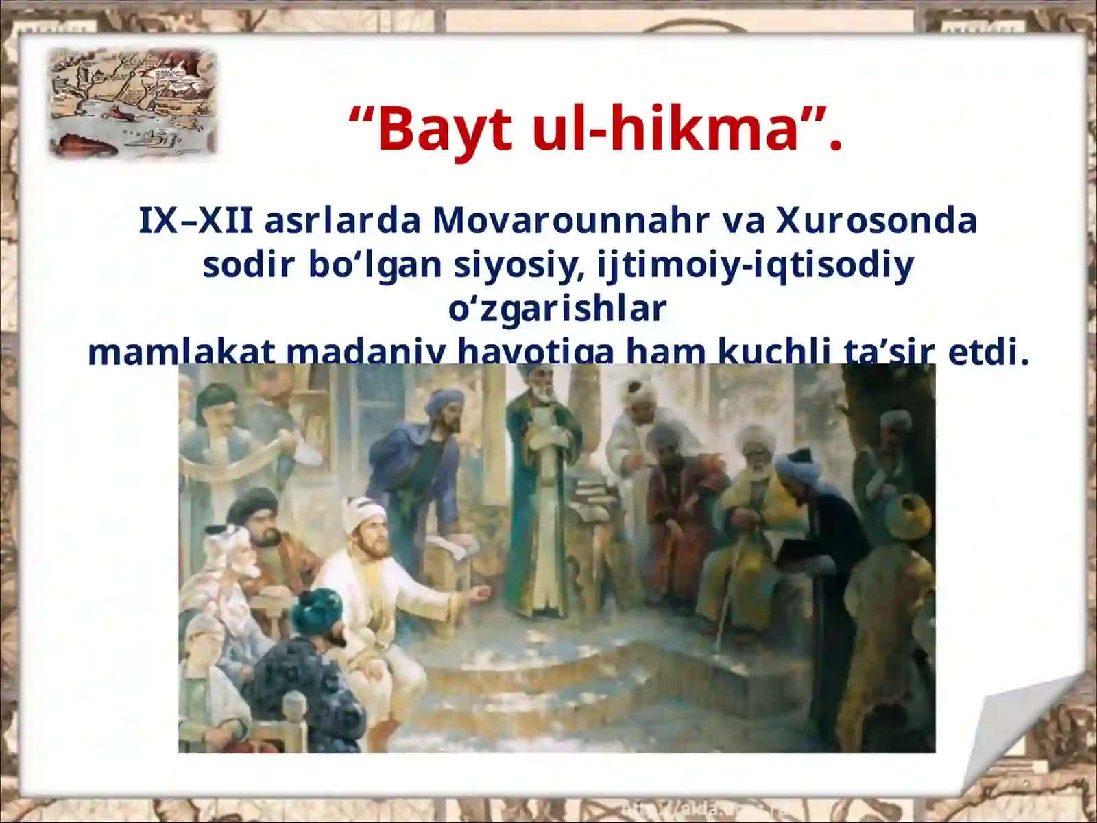 IX-XII asrlarda ro'y bergan madaniy uyg'onish 2