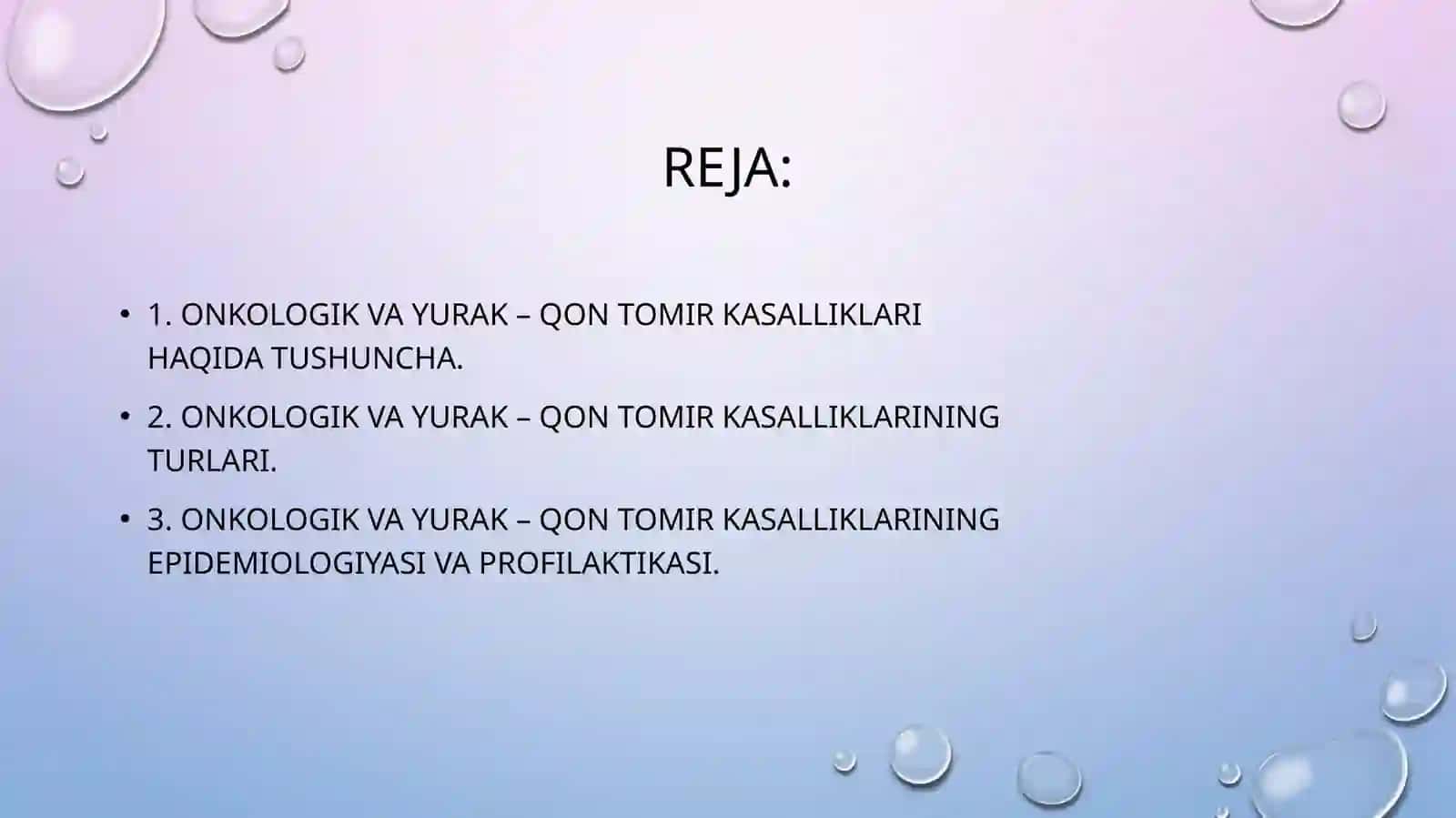 Onkologik va yurak-qon tomir kasalliklarining epidemiologiyasi va profilaktikasi 2