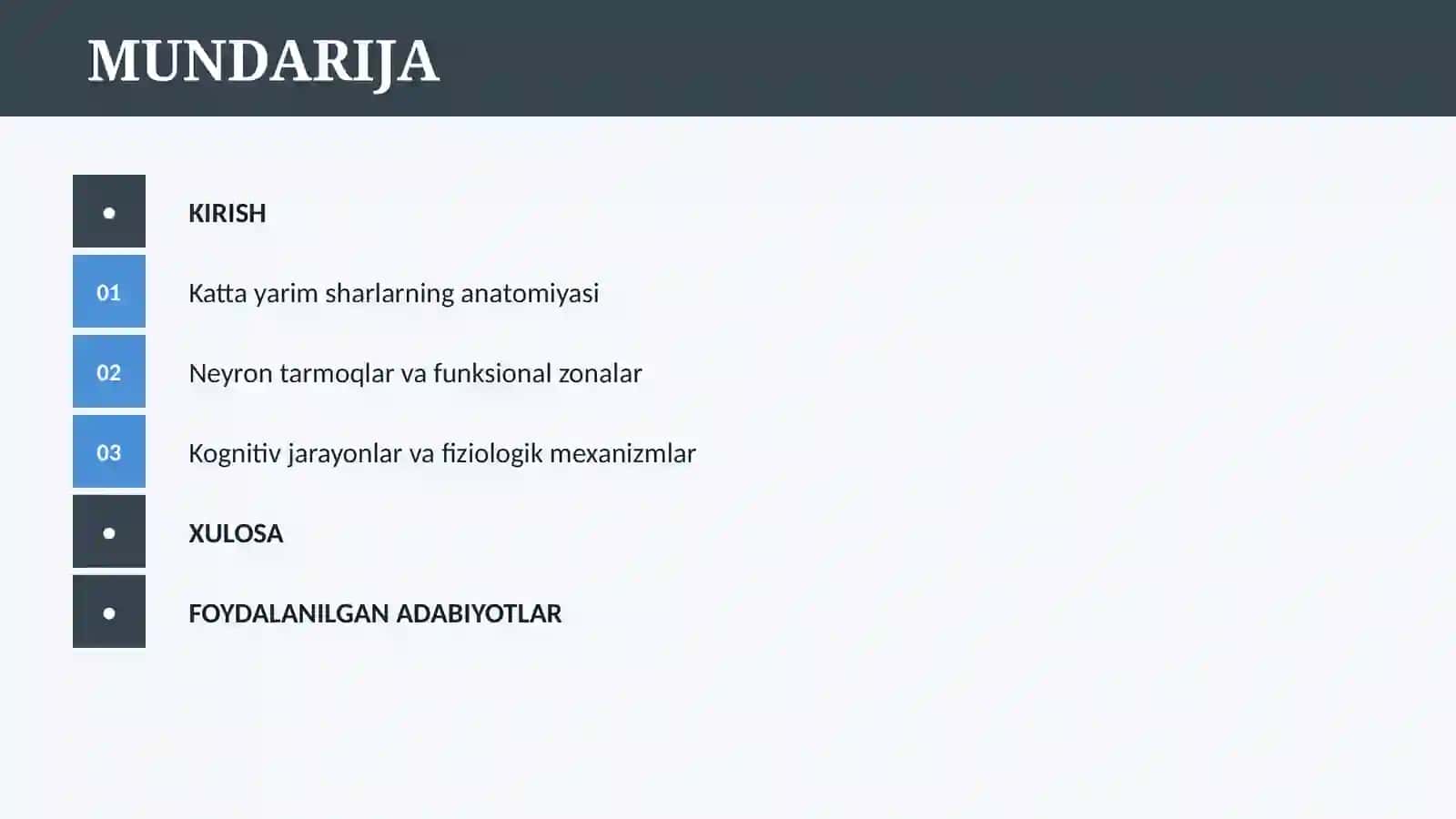 BOSH MIYA KATTA YARIM SHARLARINING TUZILISHI VA FIZIOLOGIYASI 2
