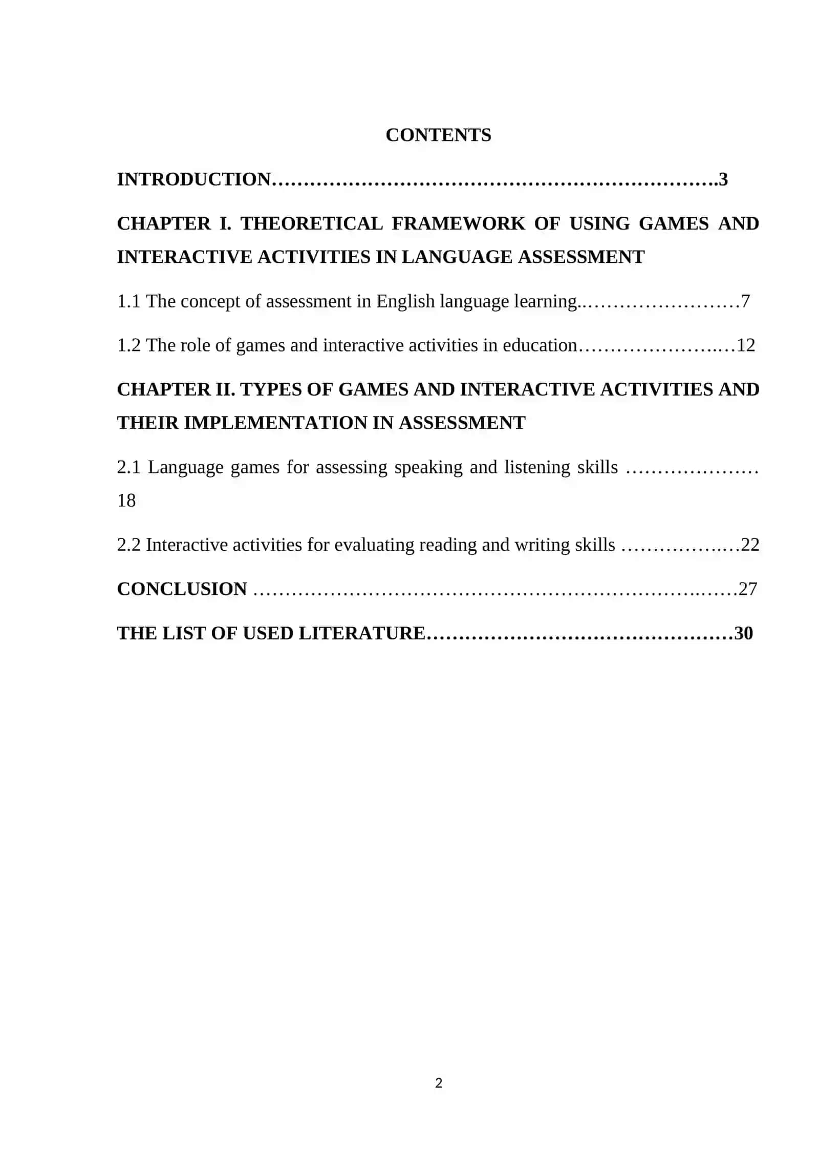 ROLE OF GAMES AND INTERACTIVE ACTIVITIES IN ASSESSING ENGLISH PROFICIENCY 2