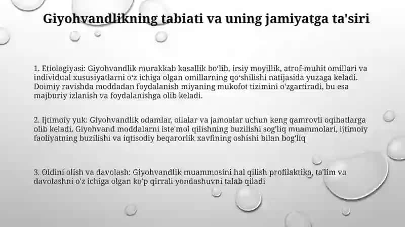 Giyohvandlik Ijtimoiy-Pedagogik Muammo Sifatida 2