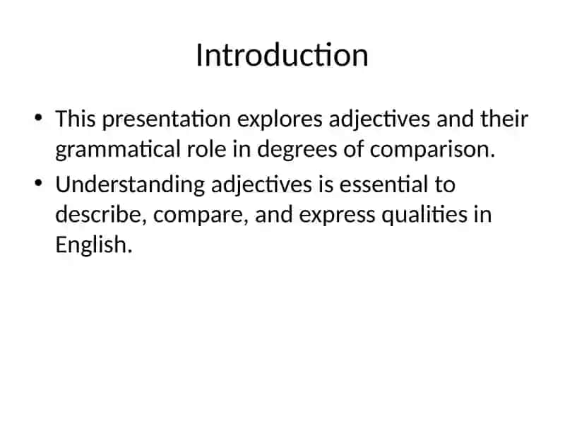 The Adjective and its Grammatical Category of Degrees of Comparison 2