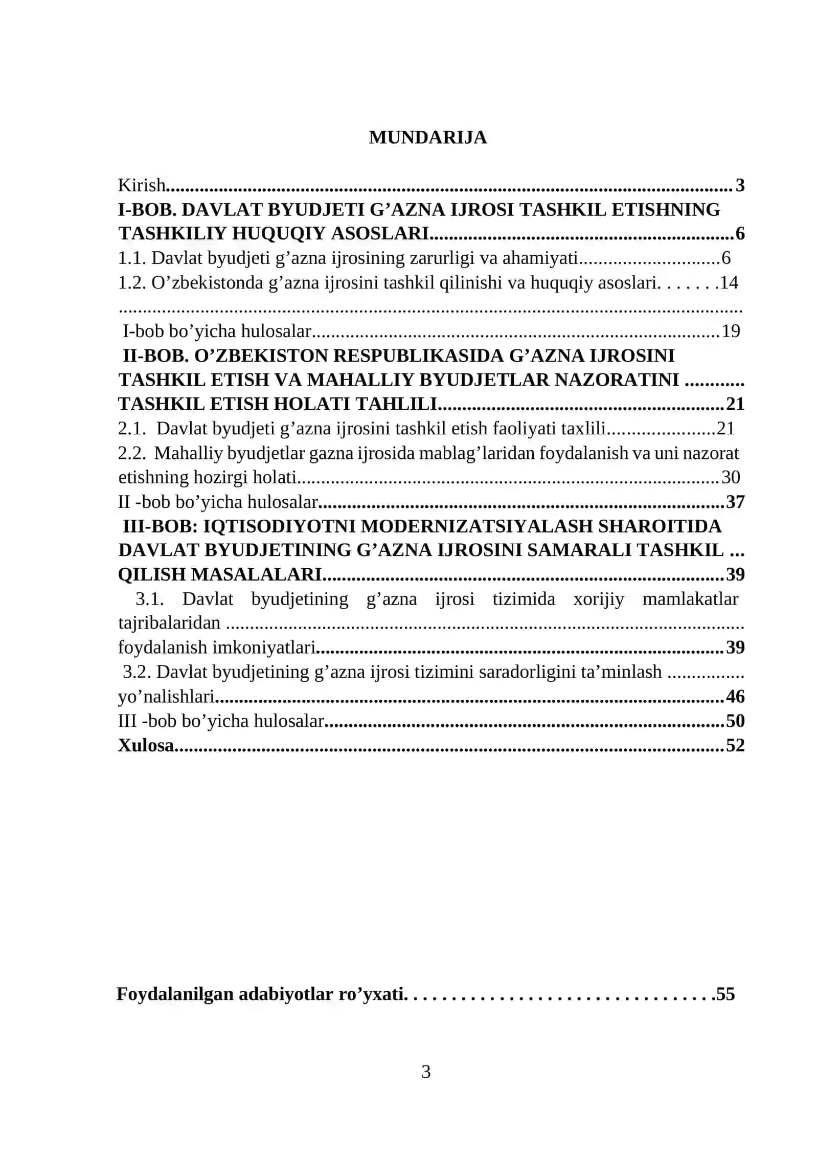 Davlat byudjetining g’azna ijrosi tizimini mustaxkamlashda mahalliy byudjetlar nazoratini tashkil etishdagi axamiyati 2