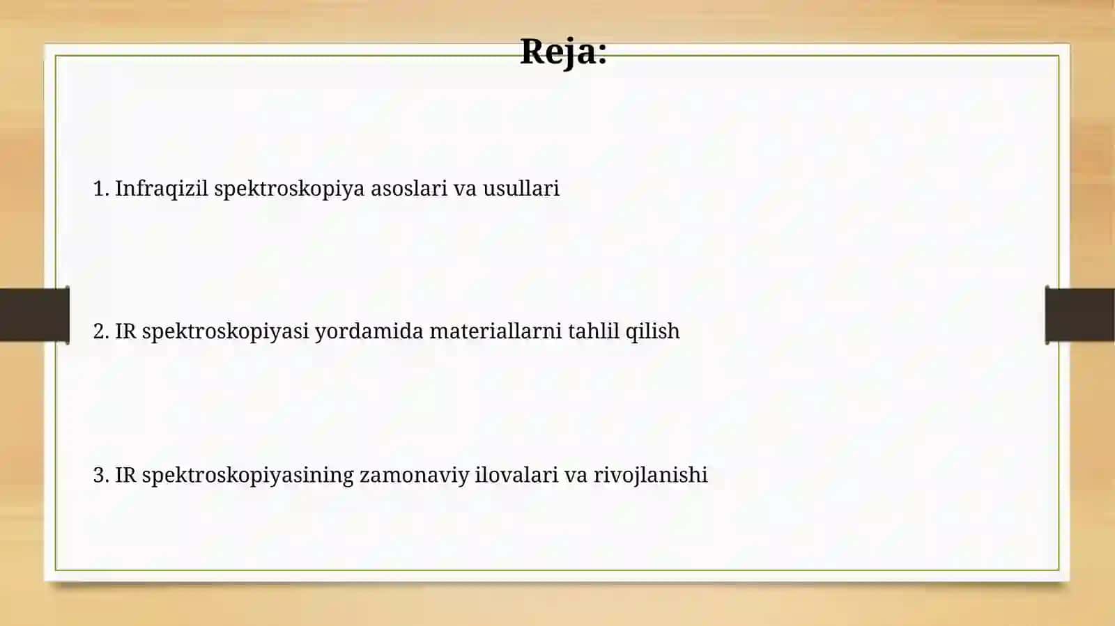Infraqizil spektroskopiyasi 2