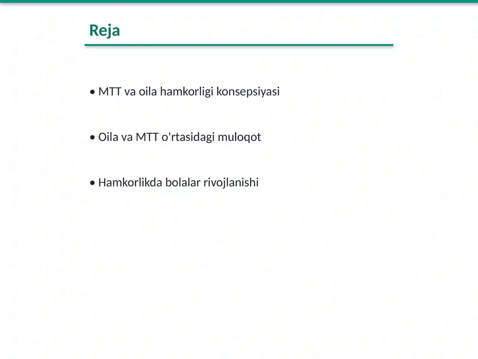 MTT va oila hamkorligi 2