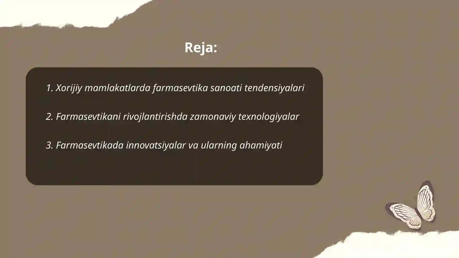Xorijiy mamlakatlarda farmasevtikani rivojlanishi 2