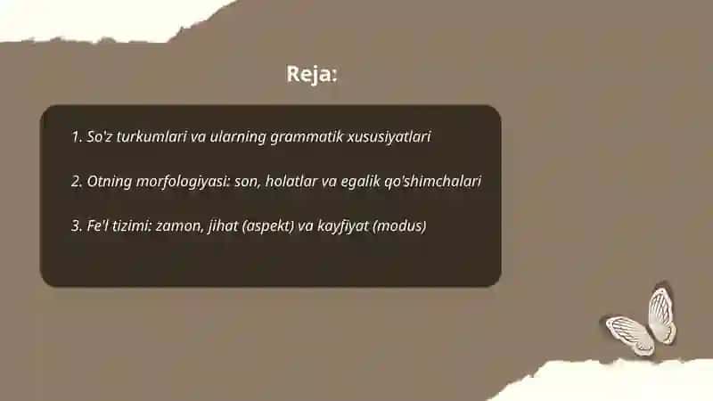 Tilning grammatik sathi 2