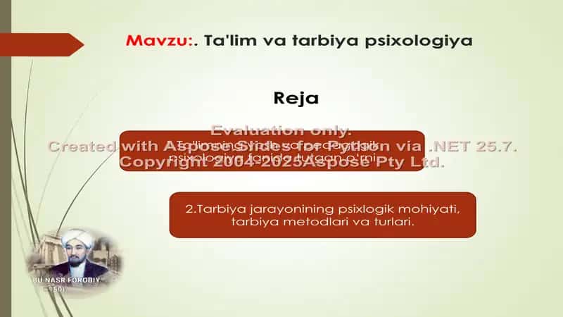 Yoqubova Karomatxonning umumiy psixologiya fanidan mustaqil ishi 2