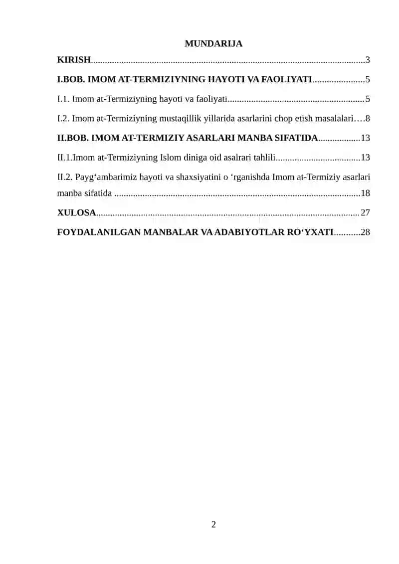 Imom at – Termiziy asarlari muhim tarixiy manba sifatida 2