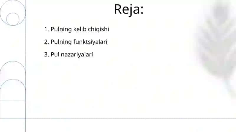 Pul Konsepsiyalari Va Pul To'G'Risidagi Nazariyalar 2