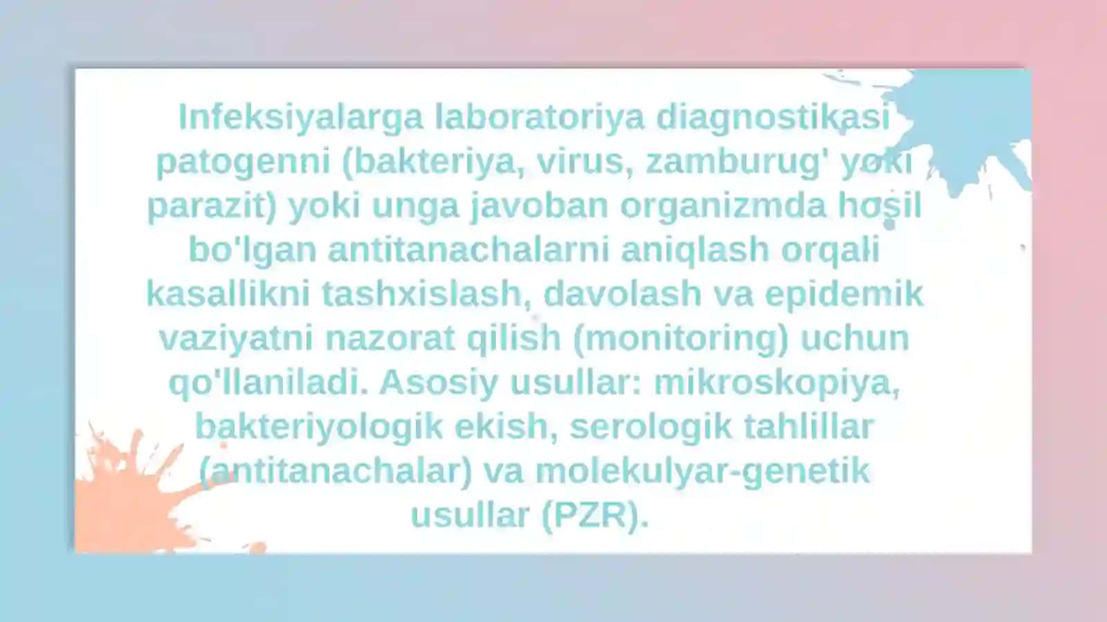 Infeksiyalarga laboratoriya diagnostikasi 2