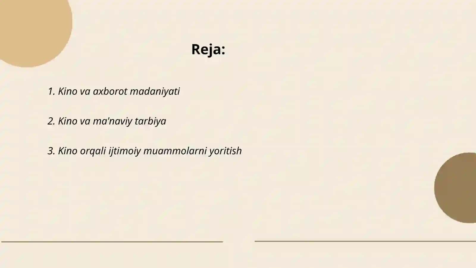 Kino va axborot madaniyati 2