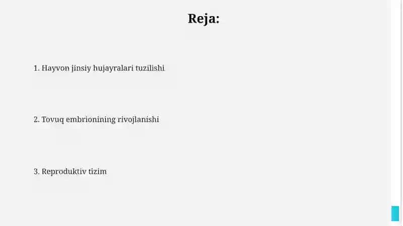 Hayvonlarda jinsiy hujayralarning tuzilishi 2