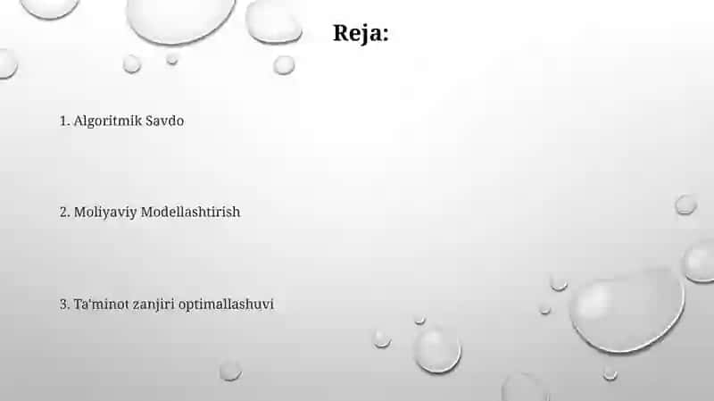 Ta'minot zanjiri optimallashuvi 2