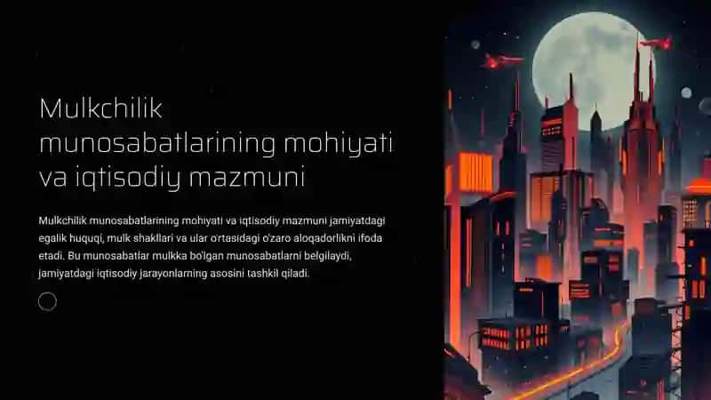 Mulkchilik munosabatlarining mohiyati va iqtisodiy mazmuni 2