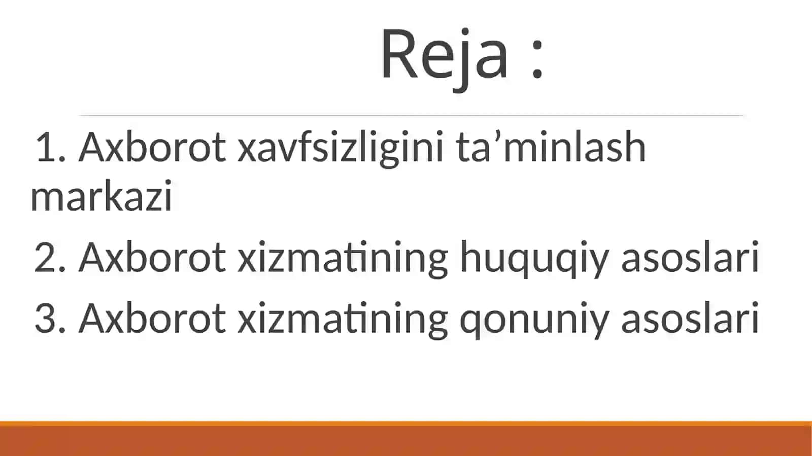 O‘zbekistonda axborot xavfsizligining ma’naviy va huquqiy asoslari 2