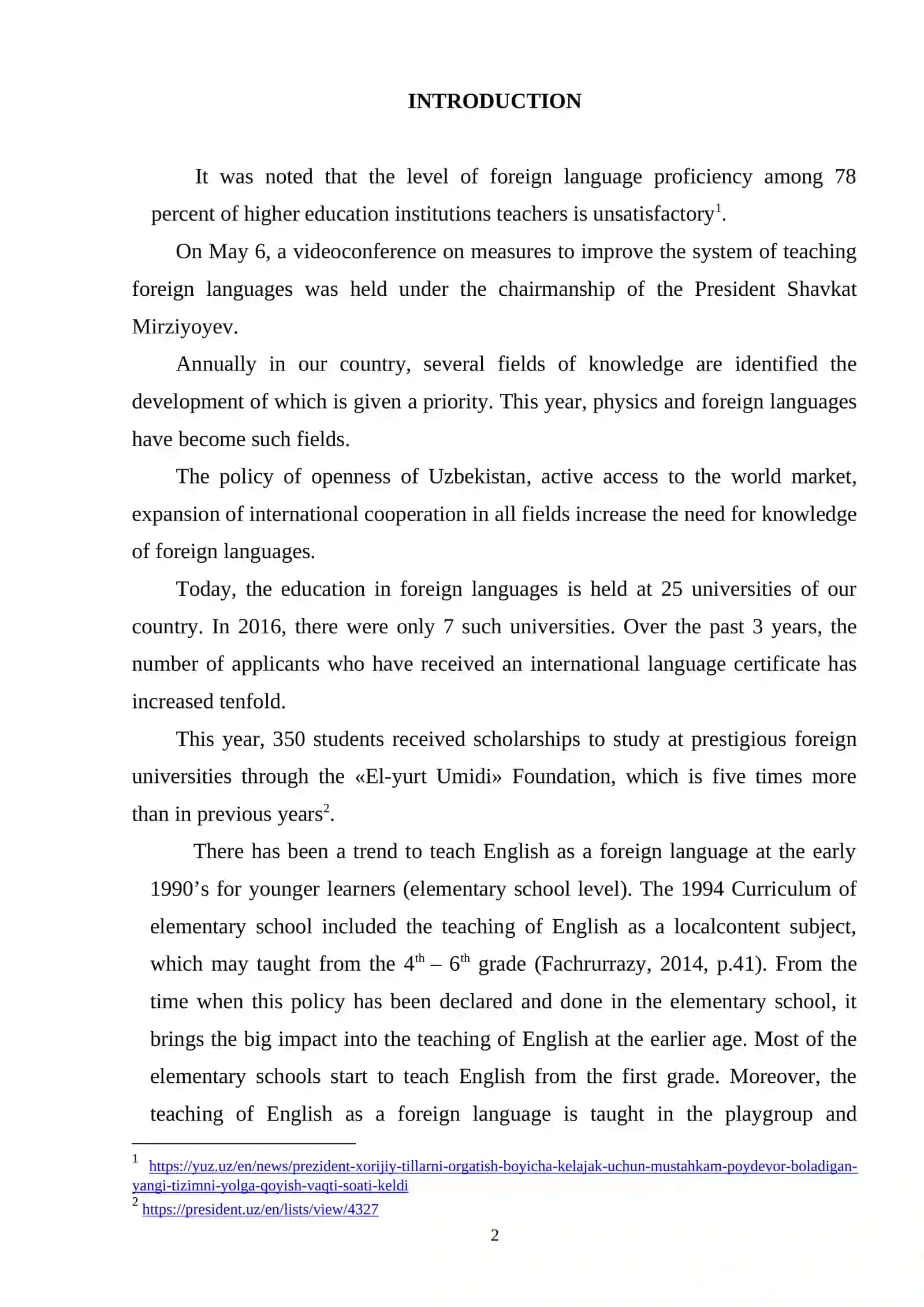 LINGUA- DIDACTIC PROBLEMS OF TEACHING ENGLISH TO THE CHILDREN AT THE EARLY AGES 2