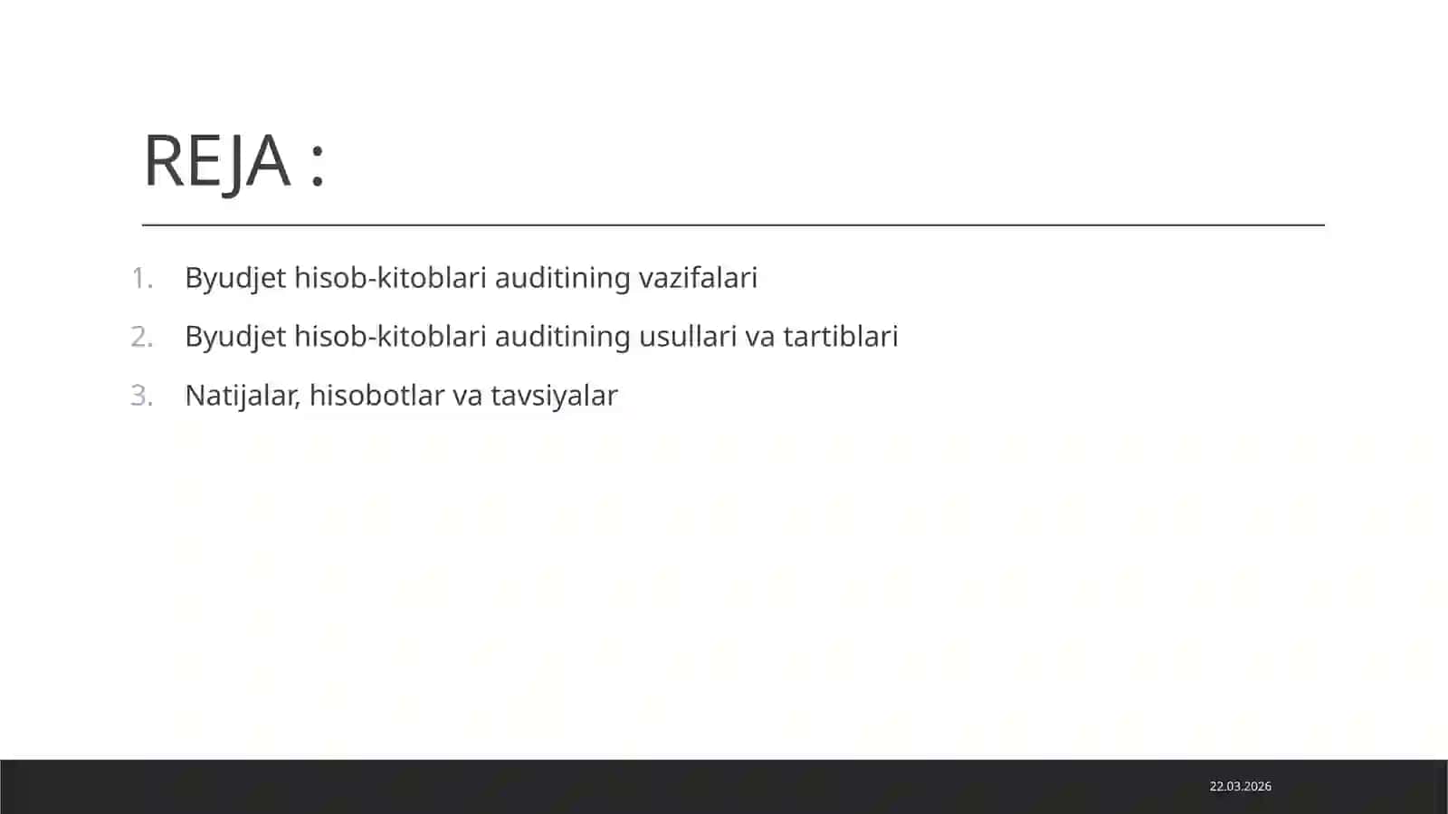 Byudjet hisob-kitoblari auditi 2