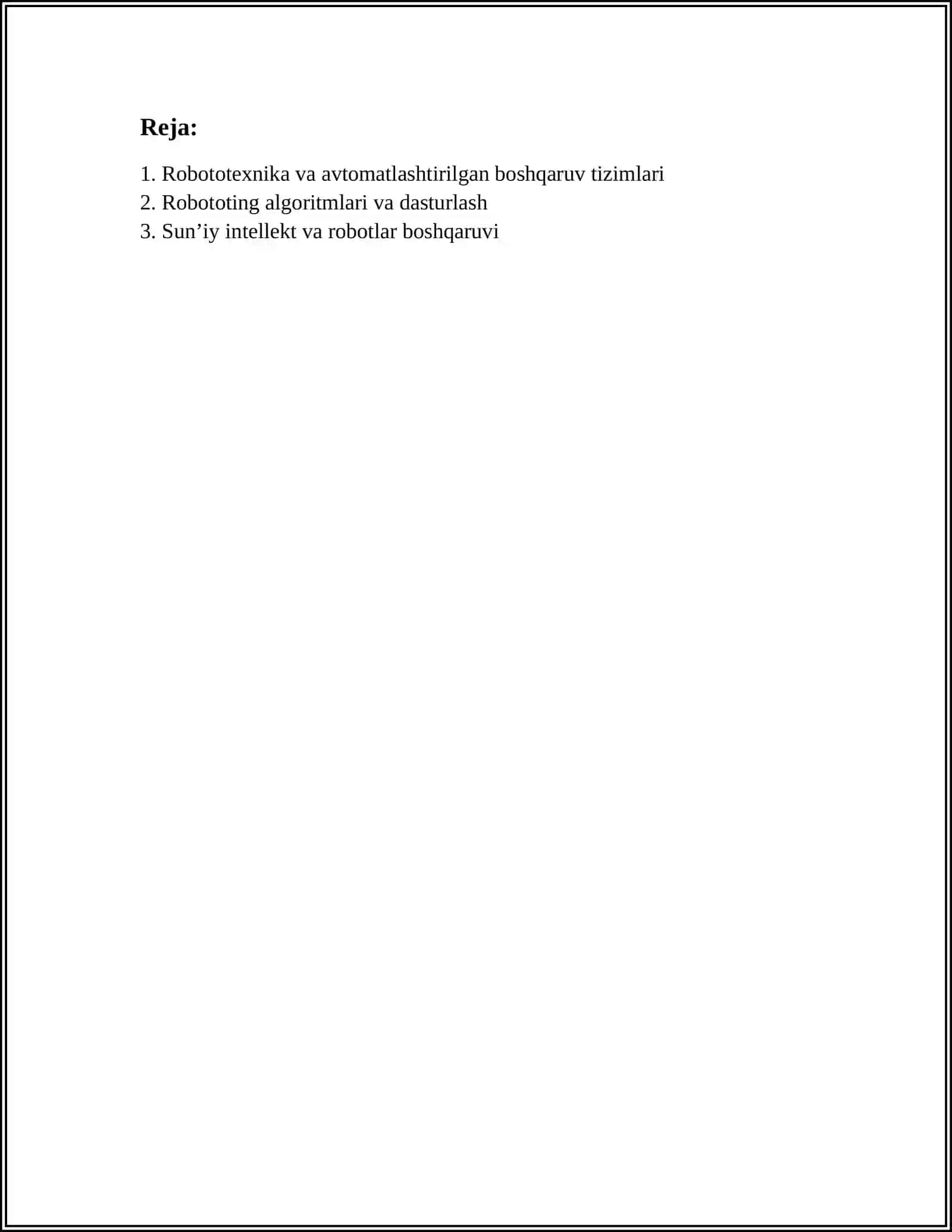 ROBOTOTEXNIK KOMPLEKSLARNING INFORMATSION TIZIMLARI 2