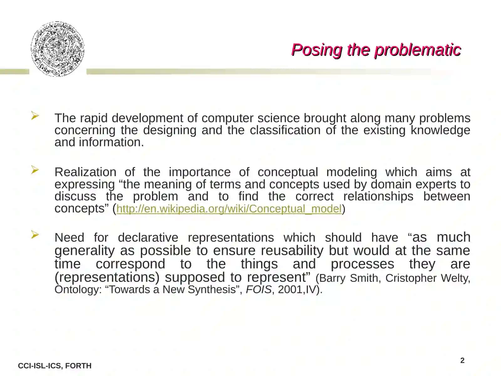 Philosophy and Computer Science: New Perspectives of Collaboration 2
