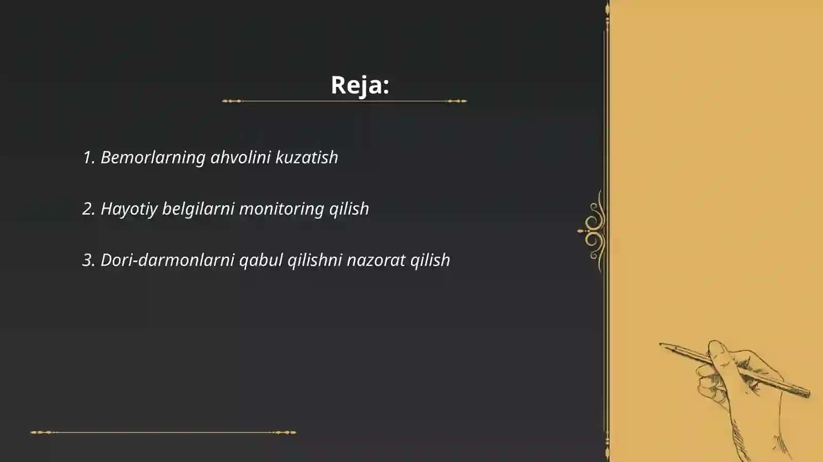 Bemorlarning ahvolini kuzatish 2