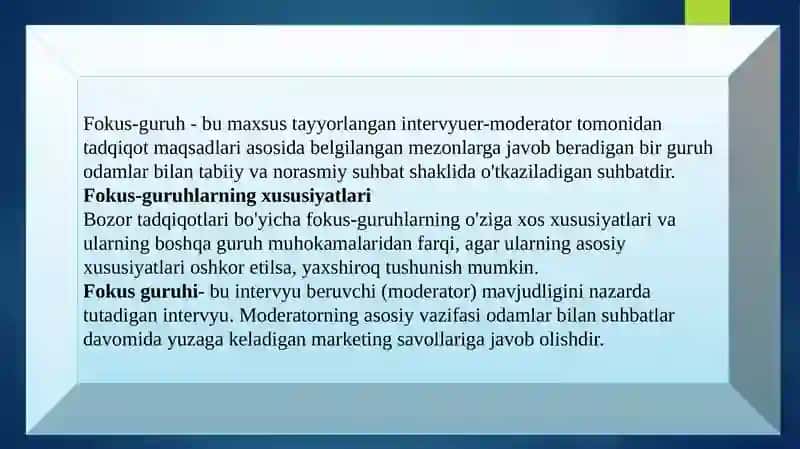 Fokusguruhmetodi 2