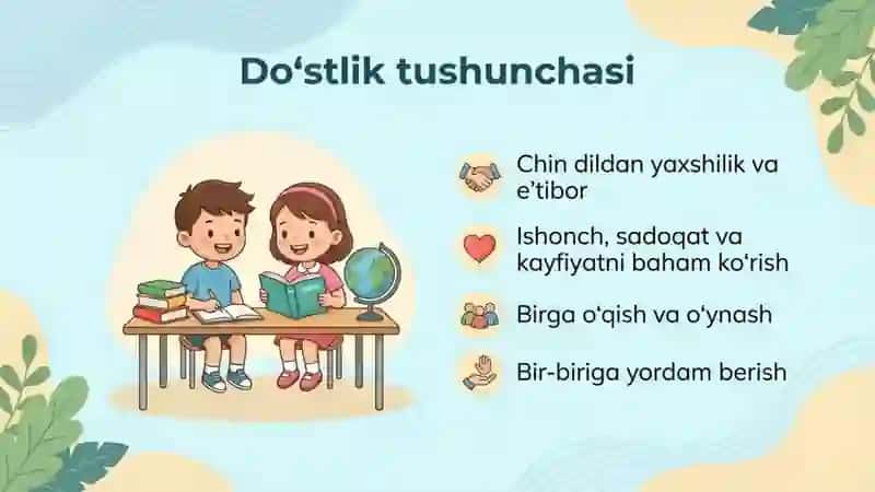 Do‘stlik va o‘zaro hurmat kalitidir 2