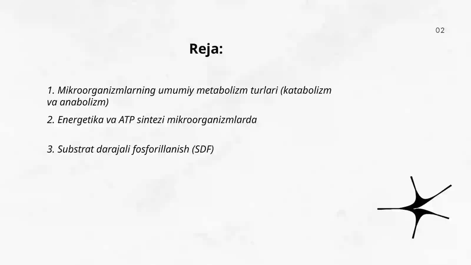 Mikroorganizmlarning metabolizmi 2