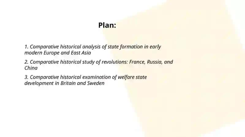 Comparative historical analysis of state formation in early modern Europe and East Asia 2