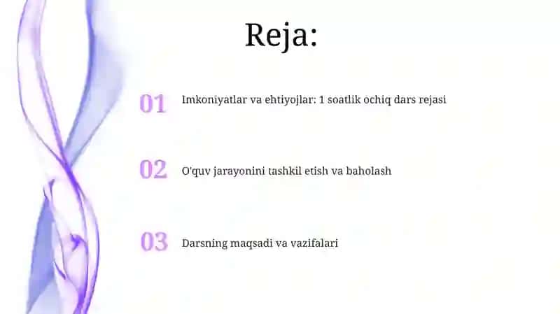 Imkoniyat va ehtiyojlar 1soatlik ochiq dars ishlanmasi 2