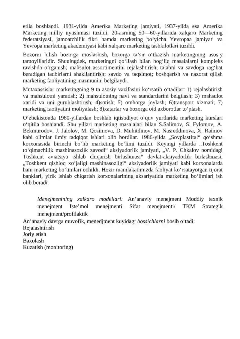 Marketing asoslari 2