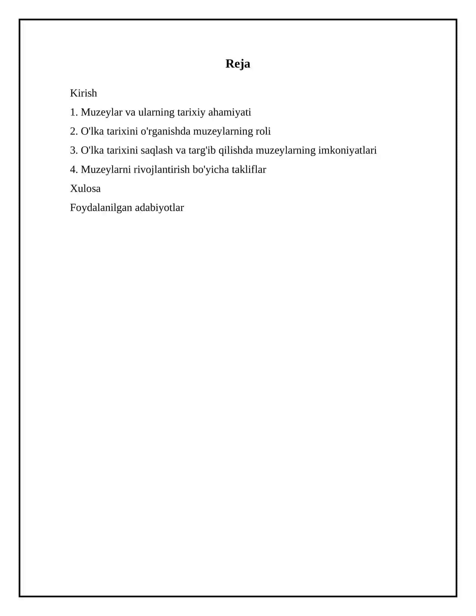 O'lka tarixini oʻrganishda muzeylarning oʻrni 2