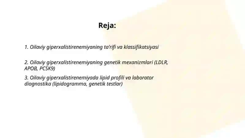 Oilaviy Giperxalistirenemiya, Dizmetabolik Nefropatiya, Qonning Nasliy Gemofiliya Kasalliklari 2