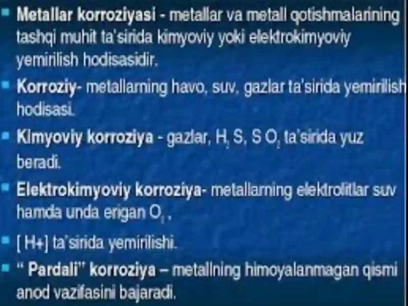 metallar karroziyasi 2
