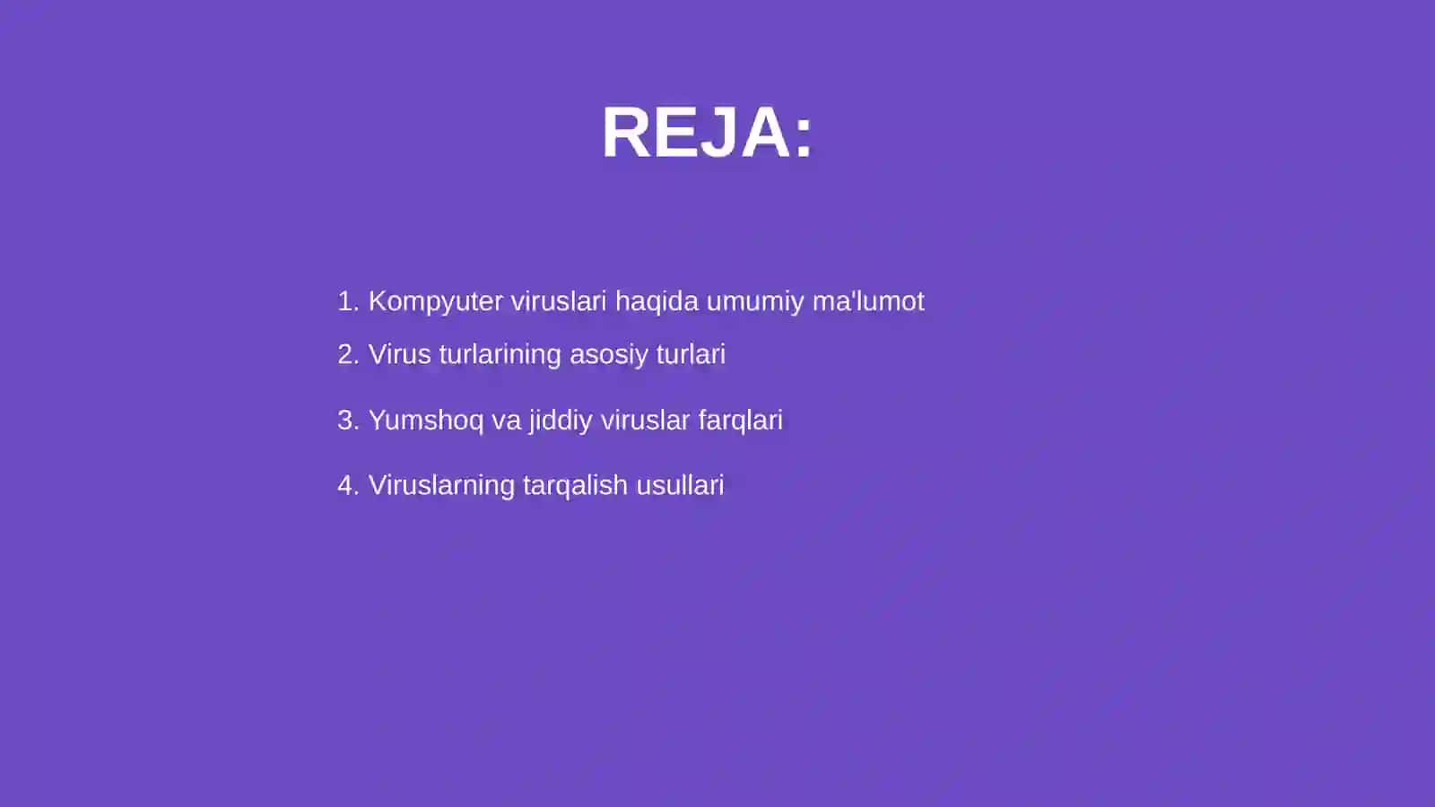 Kompyuter viruslari, turlari va himoyalanish usullari 2