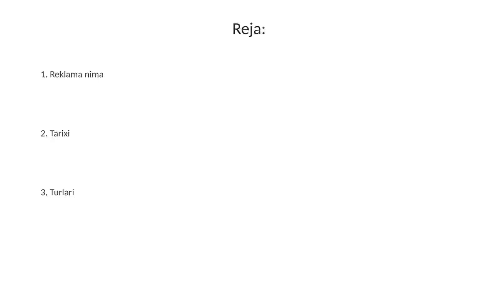 Reklama tushunchasi 2