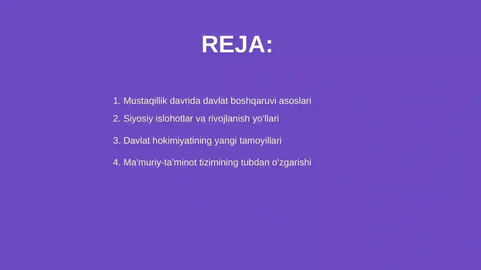 Mustaqillik davrida davlat boshqaruvi asoslari 2