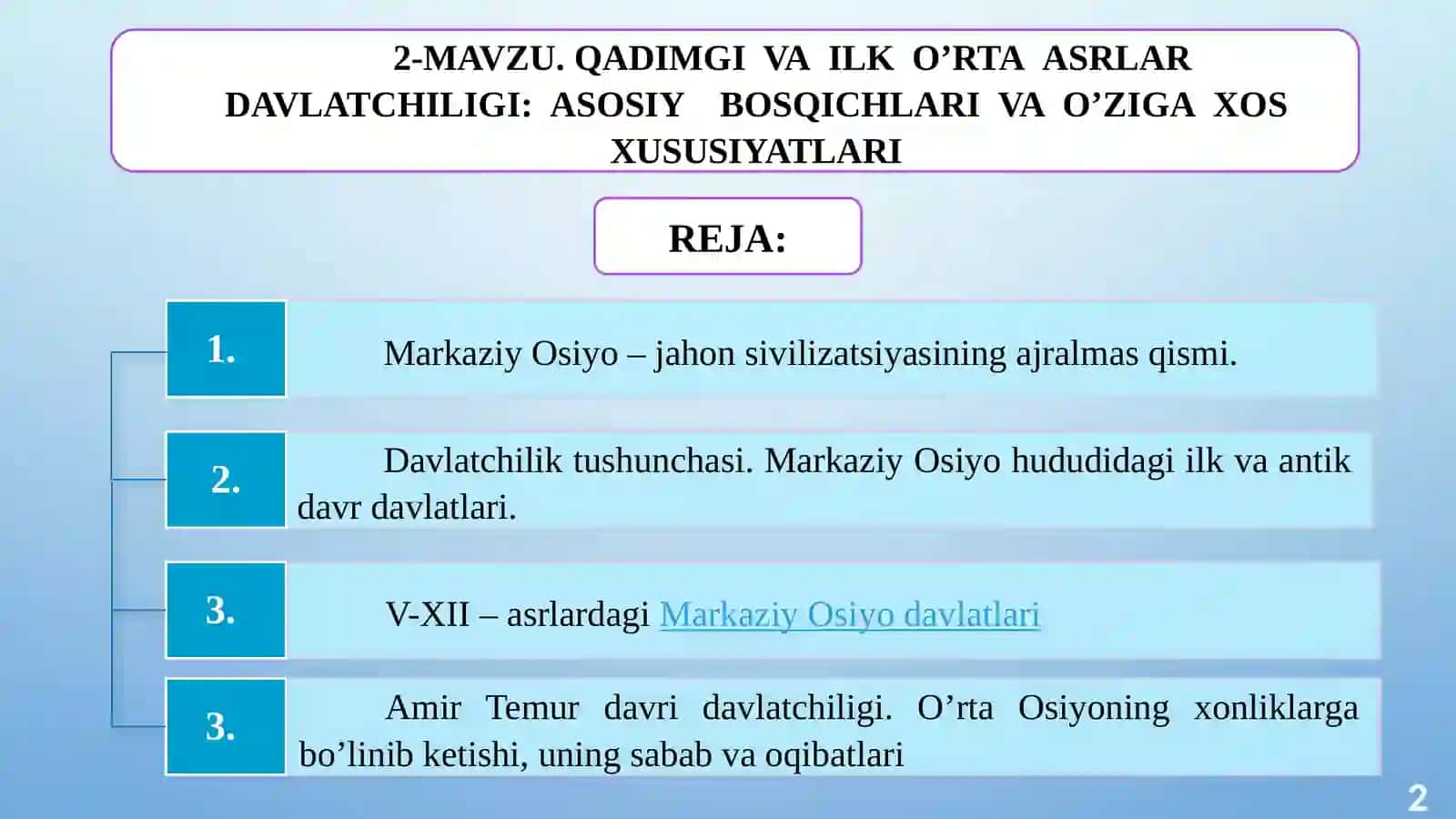 QADIMGIVAILKO’RTAASRLARDAVLATCHILIGI:ASOSIYBOSQICHLARIVAO’ZIGAXOSXUSUSIYATLARI 2