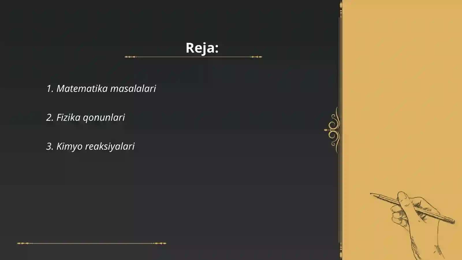 Matematika masalalari 2