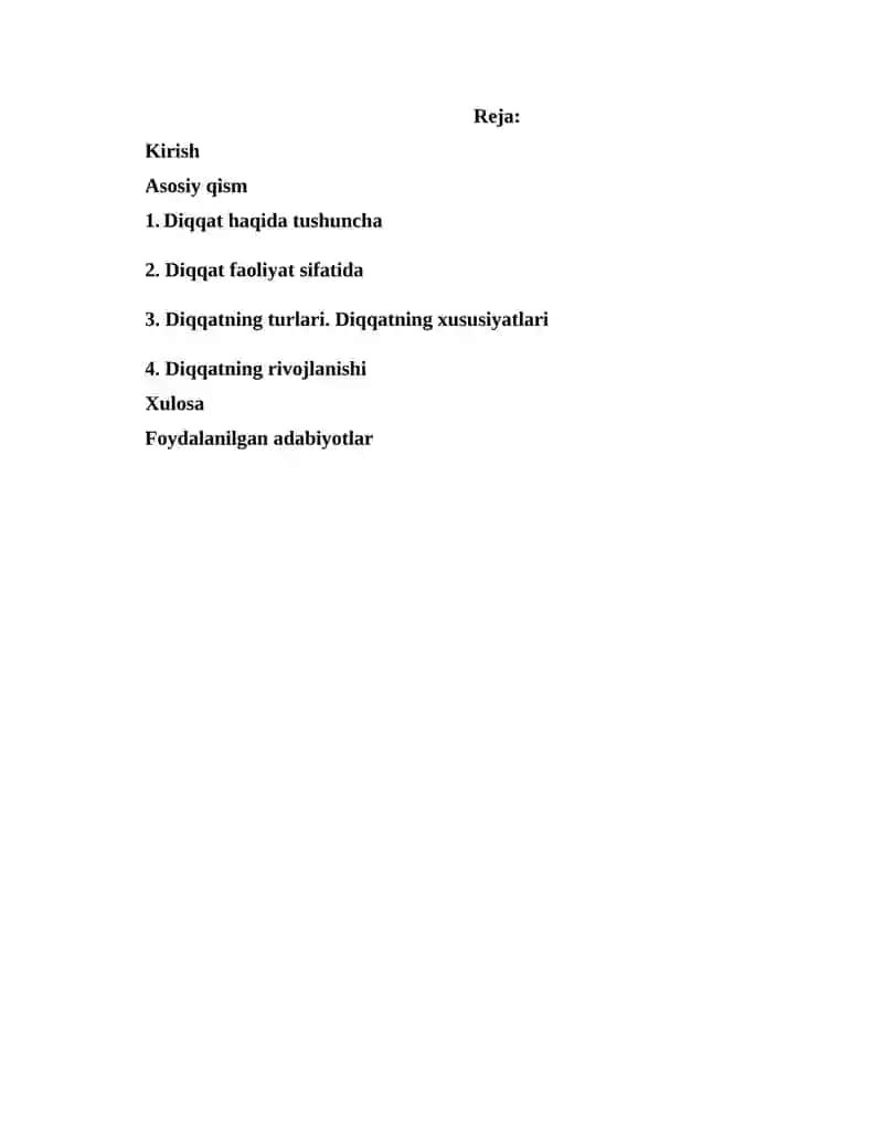 Umumiy Psixologiya Fanidan REFERAT 2
