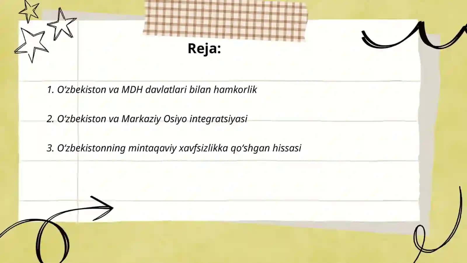 Oʻzbekiston va jahon hamjamiyati (2017-2024) 2