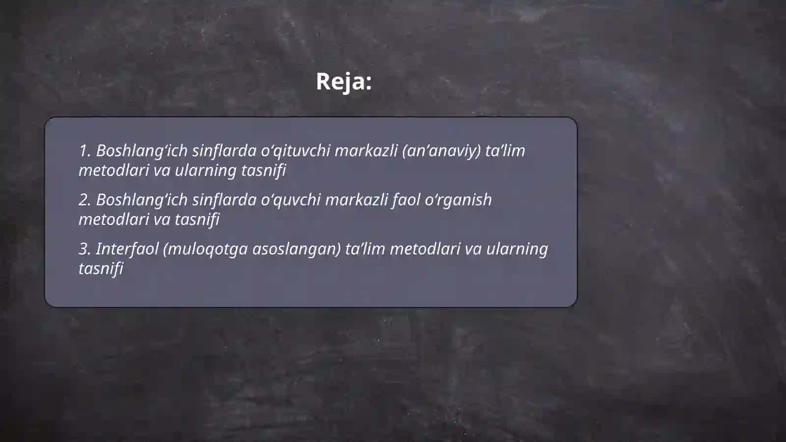 Boshlangʻich sinflarda taʼlim metodlari va ularning tasnifi 2