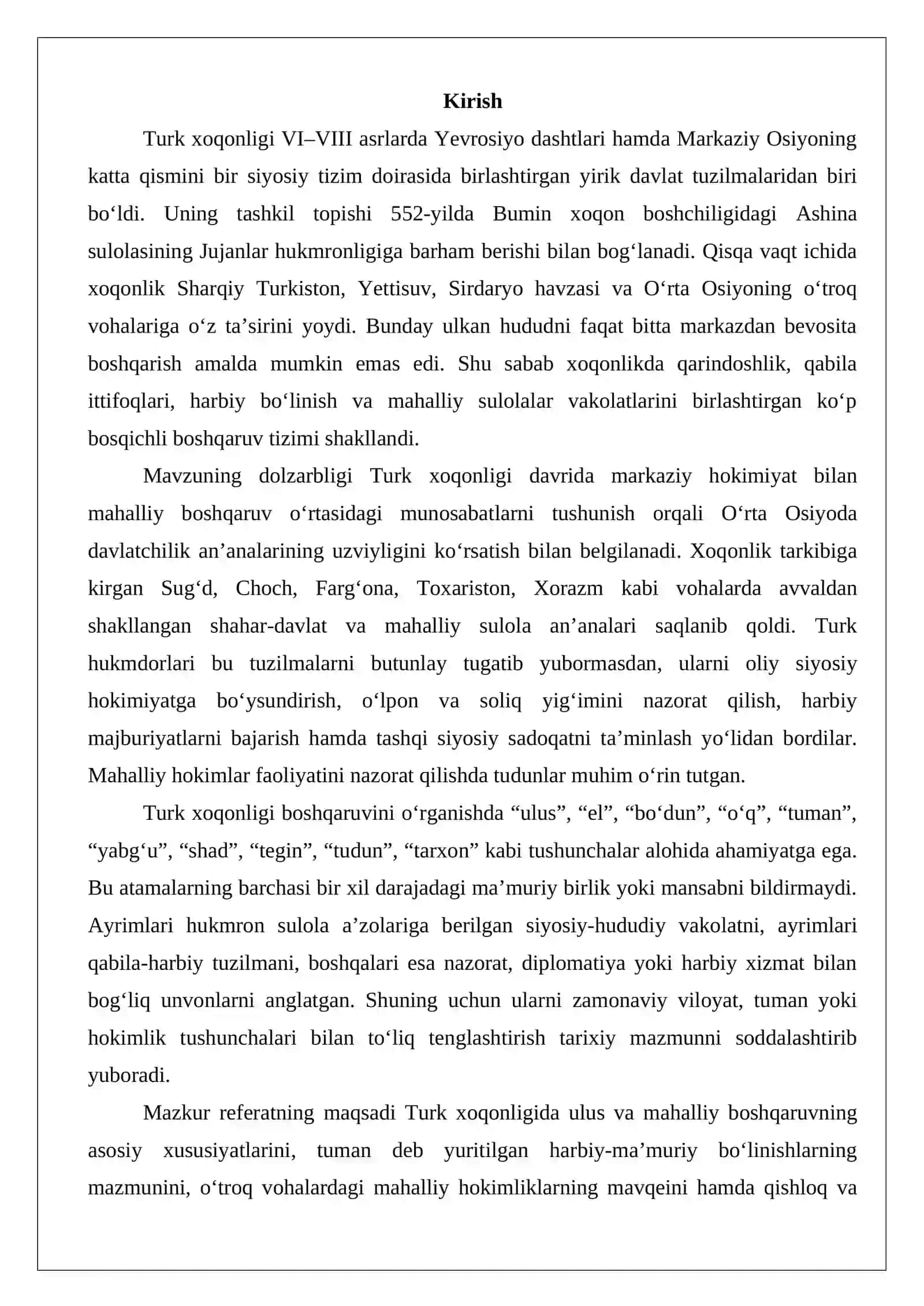 Turk xoqonligida ulus mahalliy boshqaruvi 2