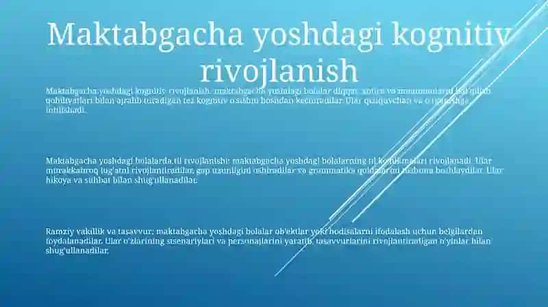 Maktabgacha Yosh Davrida Bilish Jarayonlari Va Nutqning Rivojlanishiga Xos Xususiyatlari 2