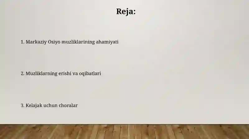 Markaziy Osiyo muzliklari 2