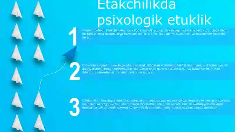 Boʻlajak Rahbar Kadrlarning Kasbiy Faoliyatida Psixologik Yetuklikning Oʻrni 2