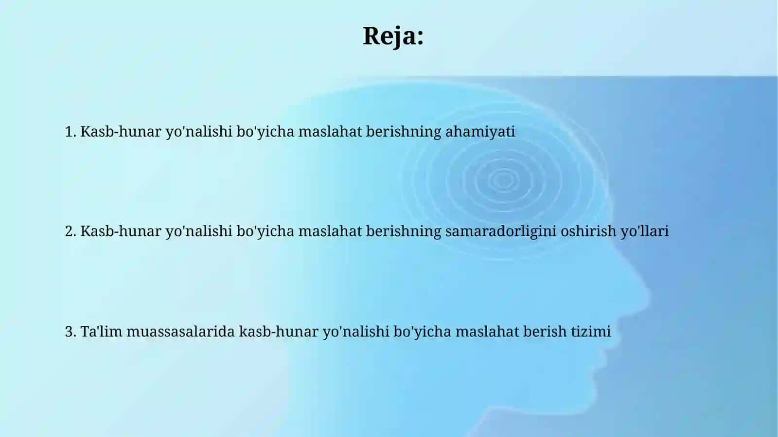 Tarbiyada kasbga yoʻnaltirish mazmuni 2