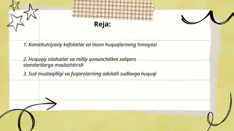 Inson Haq-huquqlari va Erkinliklari Kafolati 2