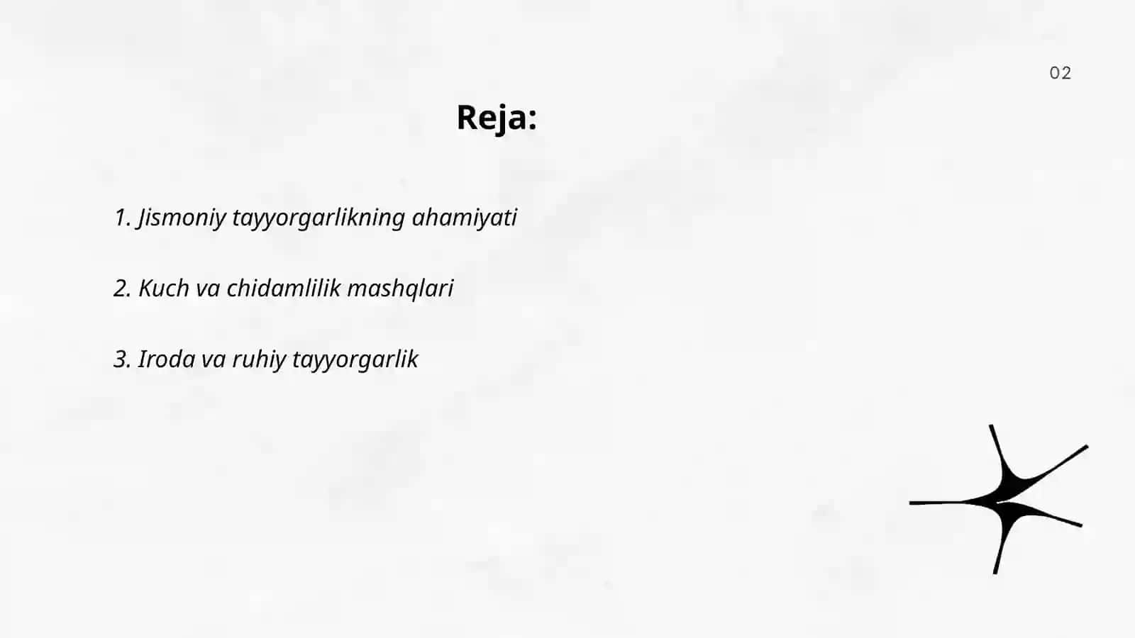 Sportchining jismoniy texnik va taktik tayyorgarligi 2