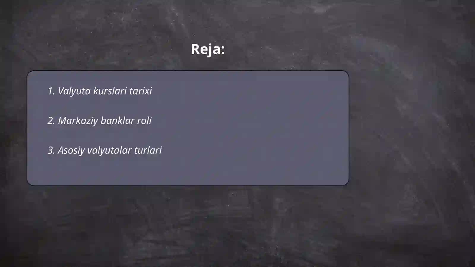 Valyuta kurslari tarixi 2